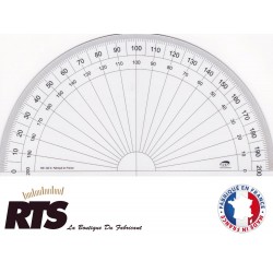 Rapporteur demi-circulaire 30 cm RTS