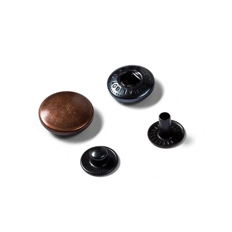 BE-TOOL Lot De 50 Boutons-pression En Métal Résistants Avec